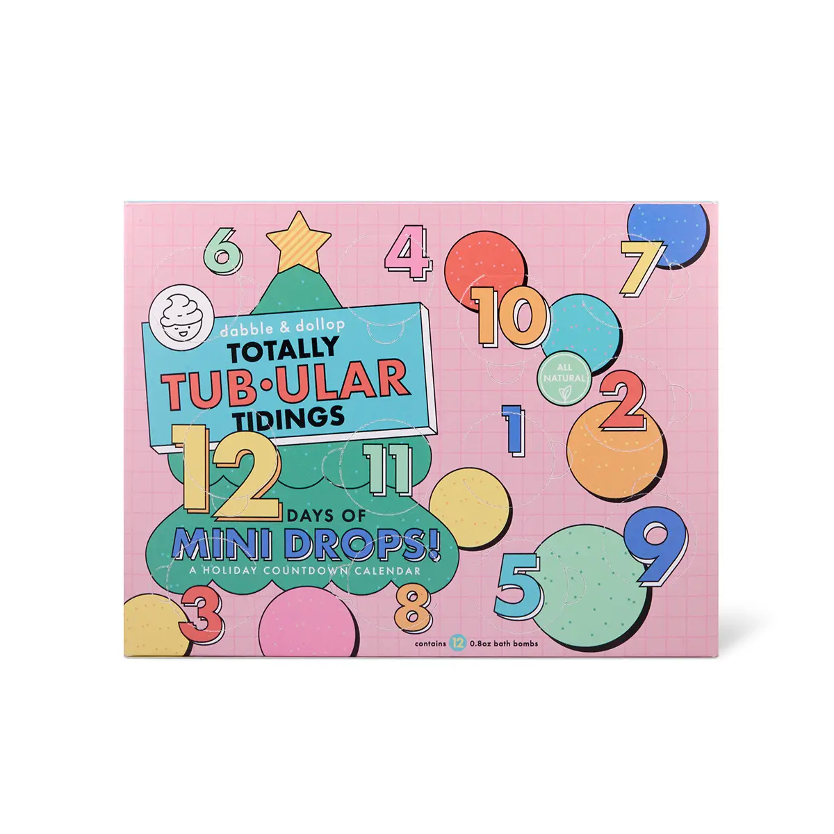 12 Days of Mini DropsĀ® Bath Bomb Countdown Calendar