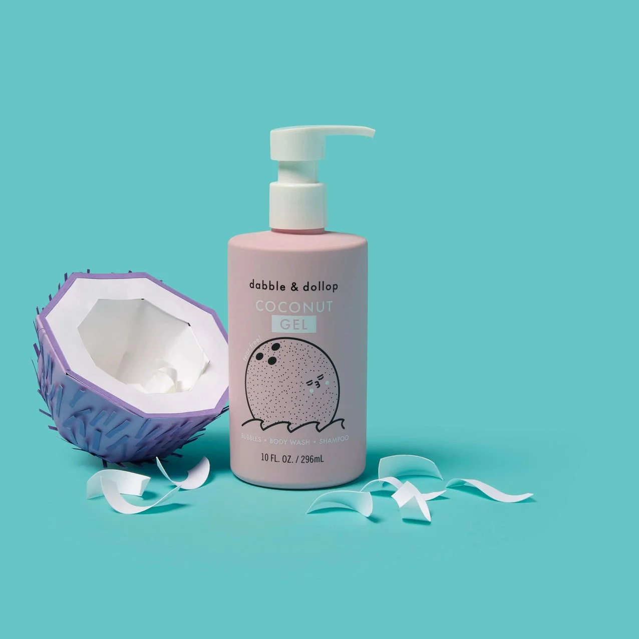 All-Natural Coconut Shampoo, Body Wash & Bubbles - Image 2