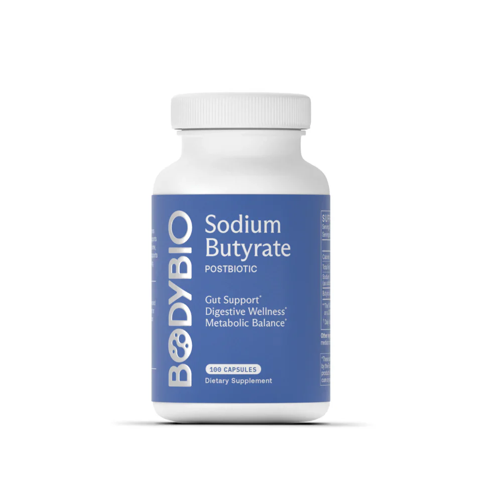 Sodium Butyrate: Gut Health Supplement - 100 Capsules