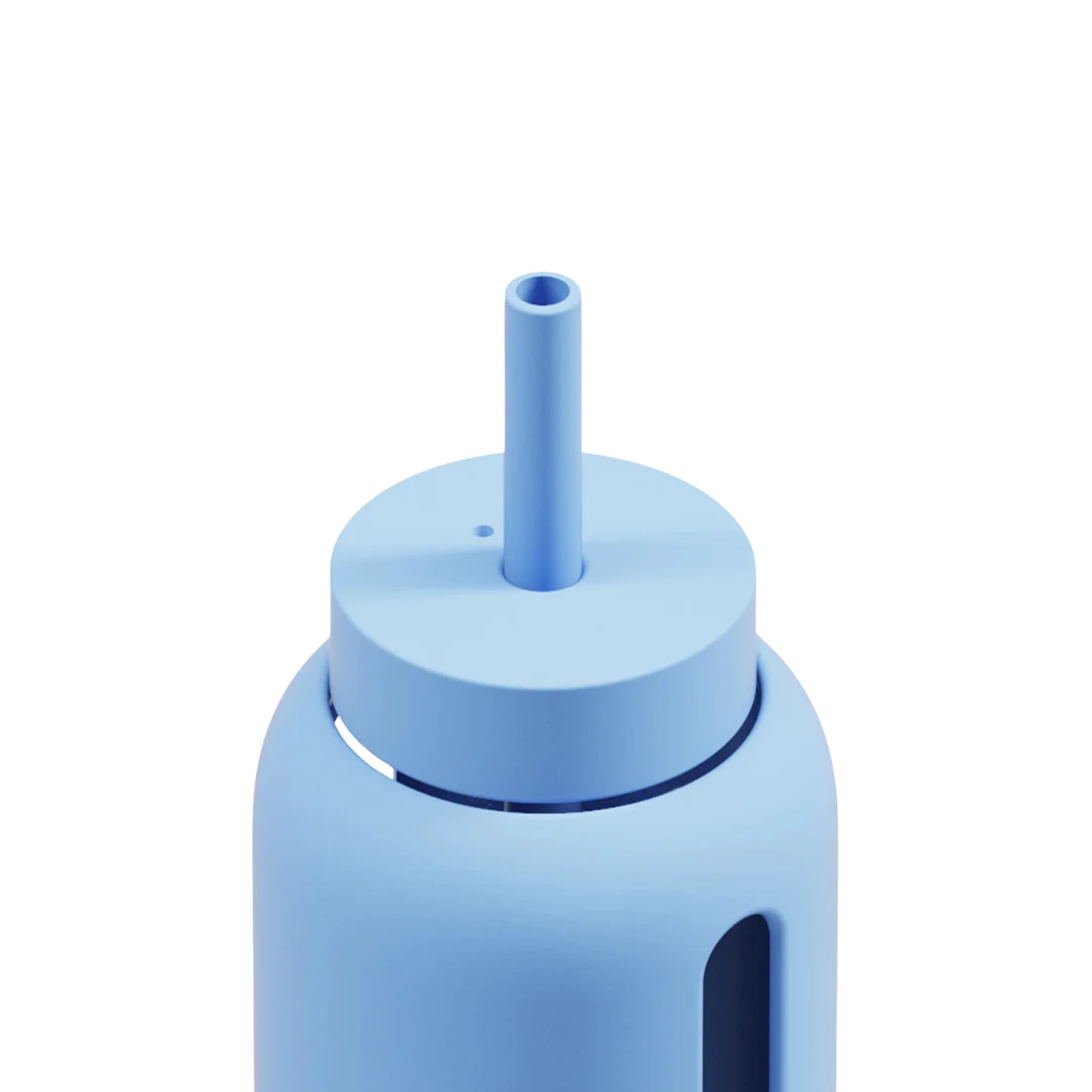 Mini Lounge Straw Cap Accessory | 17oz - CORNFLOWER