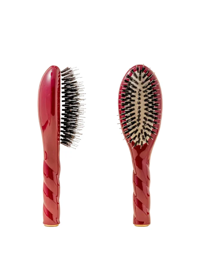 N.02 The Small Care & Detangling HairBrush CHERRY RED