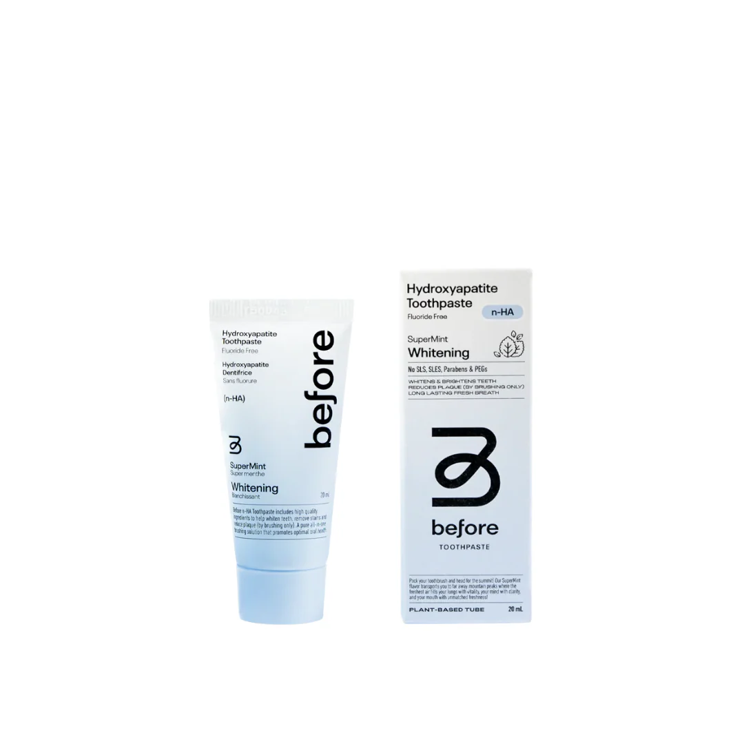 Nano-Hydroxyapatite Supermint Whitening Toothpaste - 20ml Travel Size