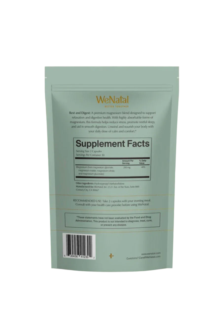 Rest & Digest Magnesium Supplement bag - Image 2
