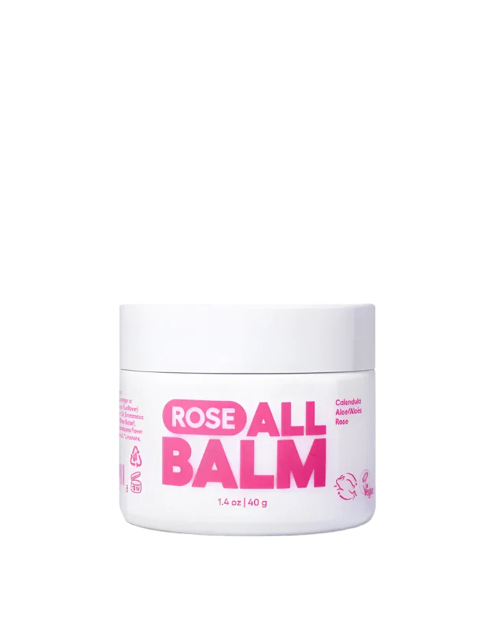 Rose All Balm Glass Jar