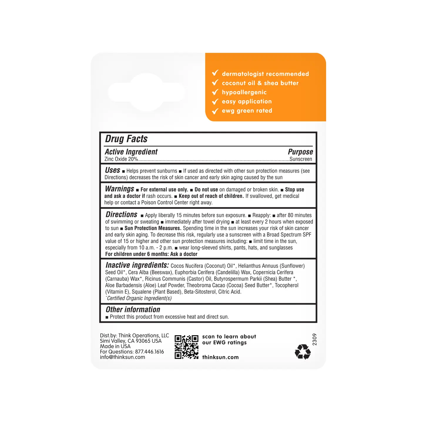 Baby Spf 30 Face & Body Sunscreen Stick - Image 3
