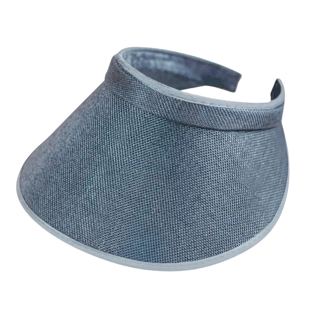 Wide Brim Visor - Denim